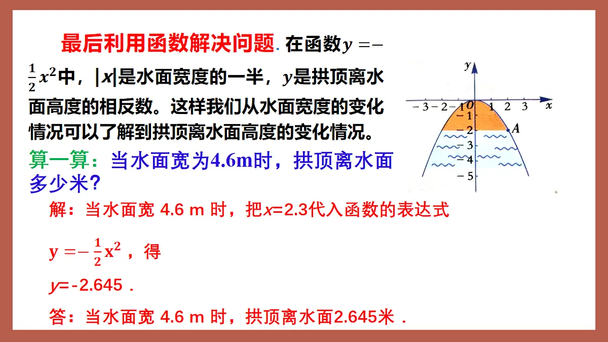 湘教版数学九年级下册1.5《二次函数的应用（1）》（同步课件）第8页