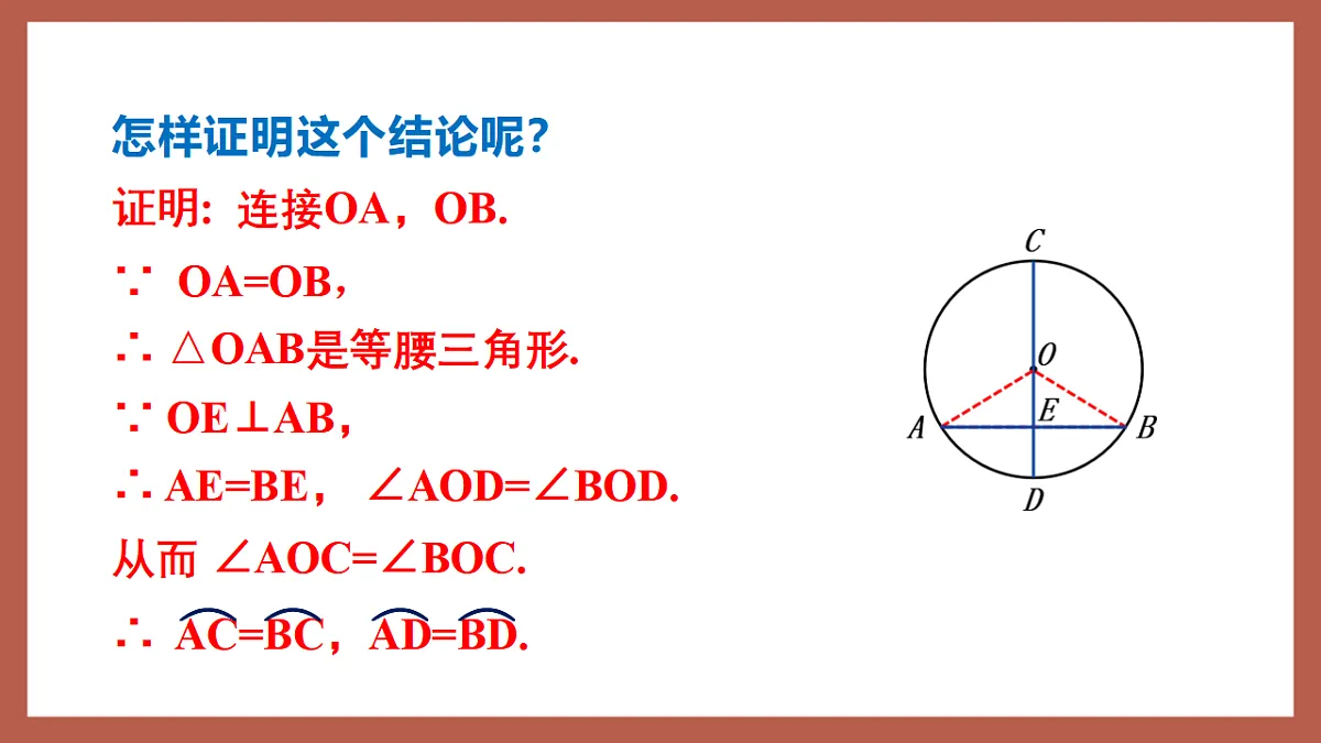 湘教版数学九年级下册2.3《垂径定理》（同步课件）第5页