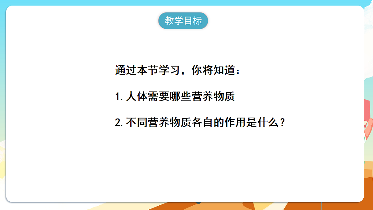 人教版（新课标）生物七下 4.2.1《食物中的营养物质》课件第2页