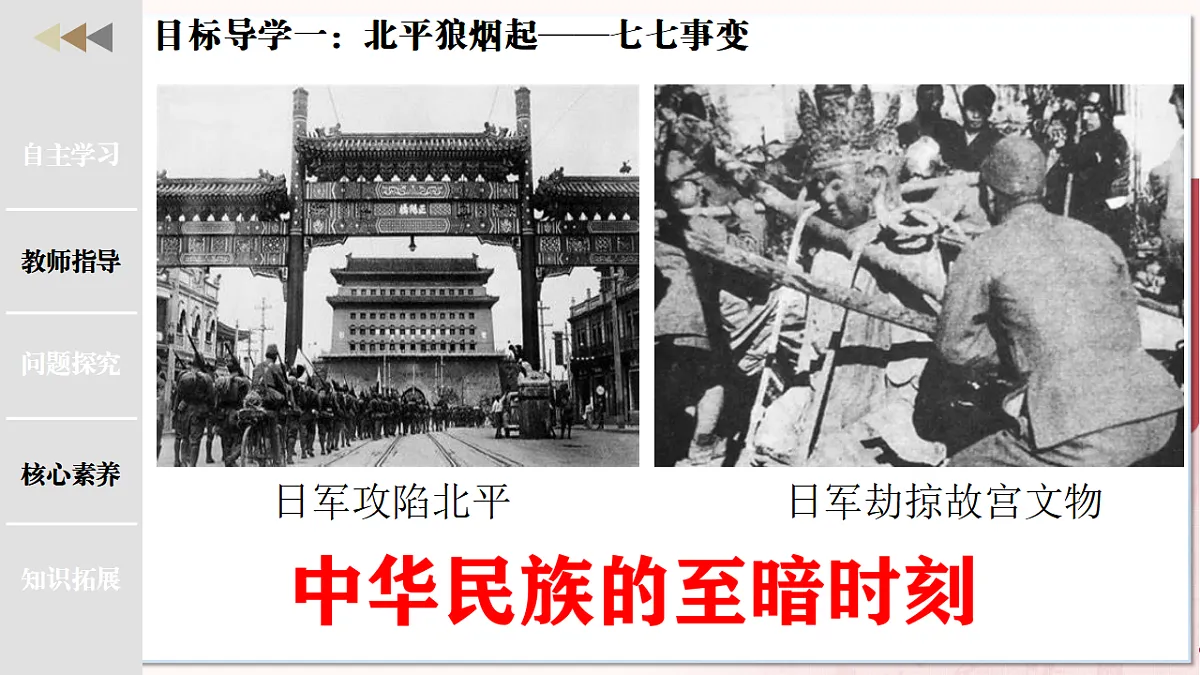 第17课 七七事变与全民族抗战（任务型课件）历史统编版2024八年级上册第6页