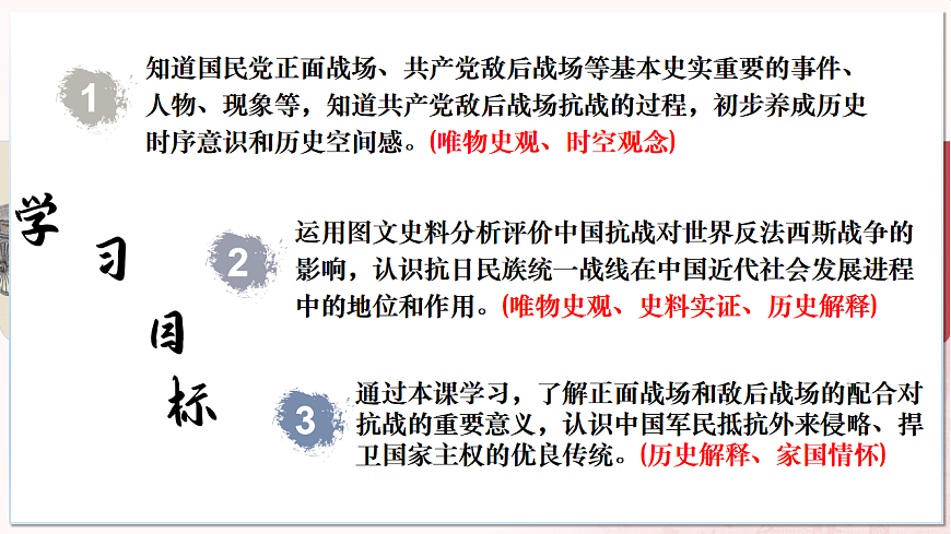 第18课全民族抗战中的正面战场和敌后战场（任务型课件）历史统编版2024八年级上册第3页