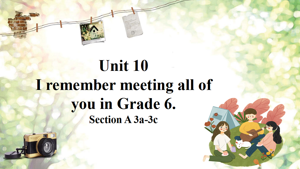 U10 Section A 3a-3c第1页