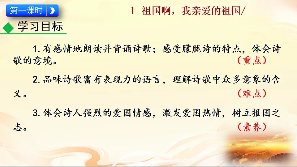 1 祖国啊，我亲爱的祖国第3页