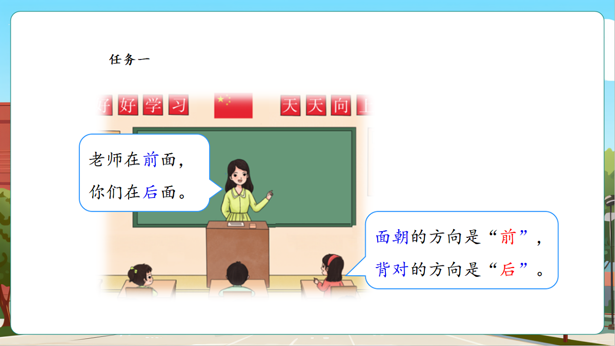 我的伙伴我的班2《介绍教室里人和物的位置》（课件）第7页