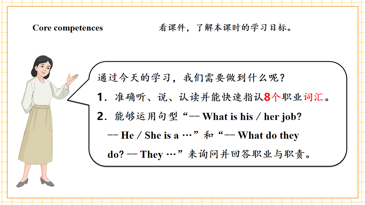 Unit 6 Jobs day Lesson 1 课件-人教大同版 4A 第3页