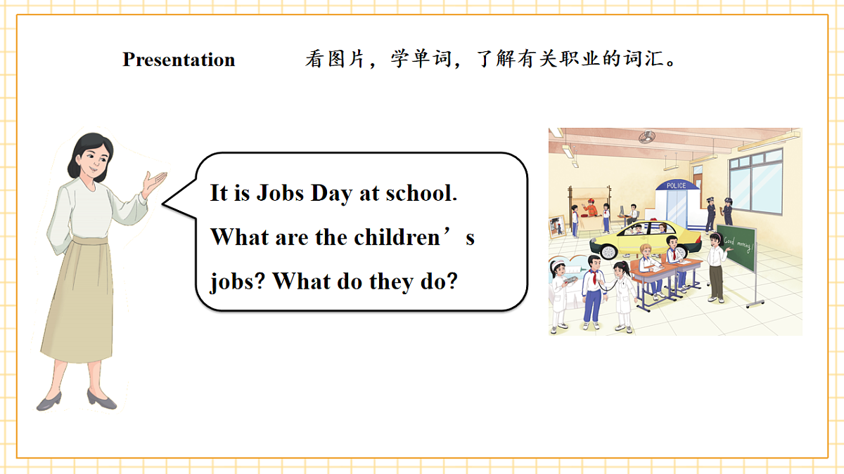 Unit 6 Jobs day Lesson 1 课件-人教大同版 4A 第5页