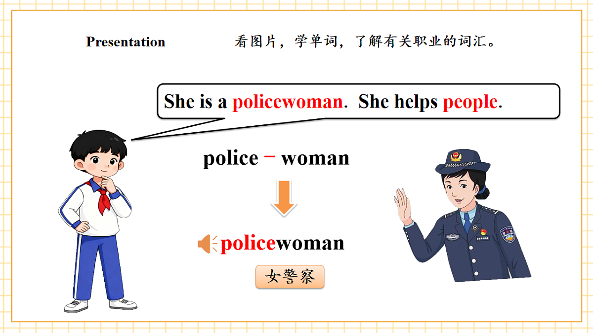 Unit 6 Jobs day Lesson 1 课件-人教大同版 4A 第8页