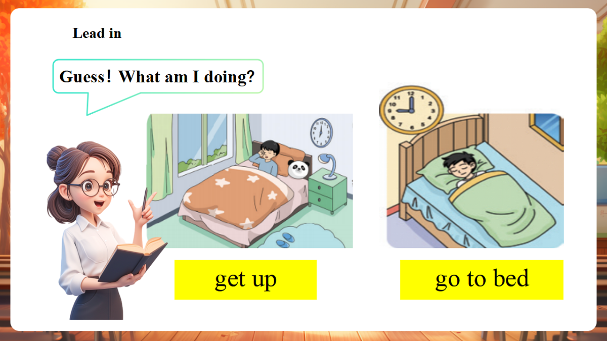Unit 8 Early to Bed and Early to Rise Lesson 1 Part A Let's talk课件第4页