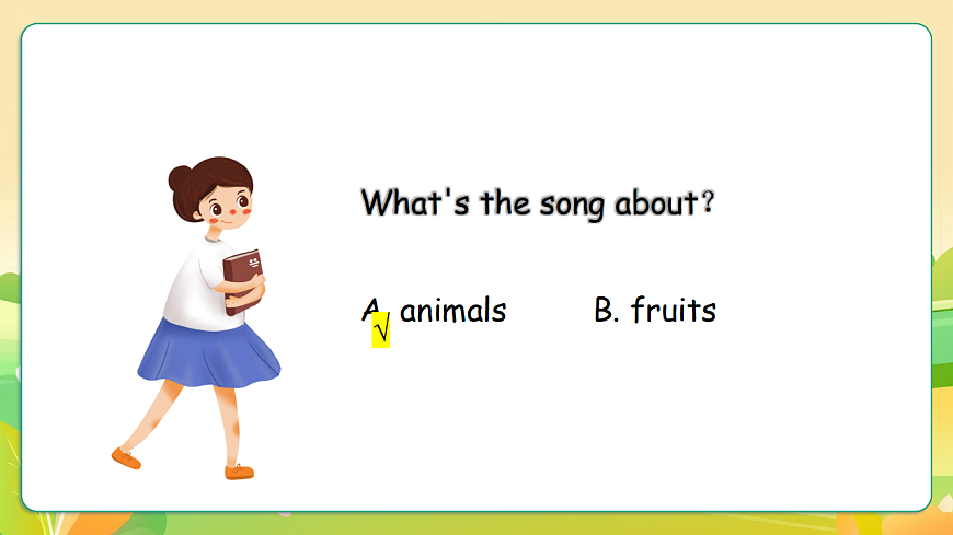 人教版（PEP）英语三下Unit2 Expressing yourself Part A  let's learn 课件第3页