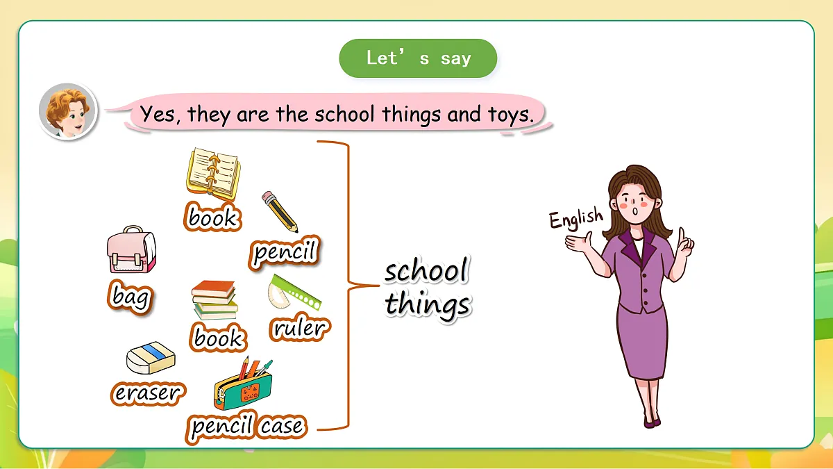 人教版（PEP）英语三下Unit5 Old things Part A let's talk 课件第5页