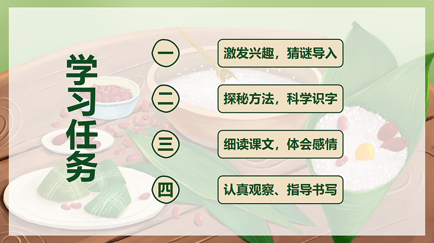 阅读 第9课《端午粽》（教学课件）-2024-2025学年一年级语文下册同步精品课堂系列（统编版）第2页