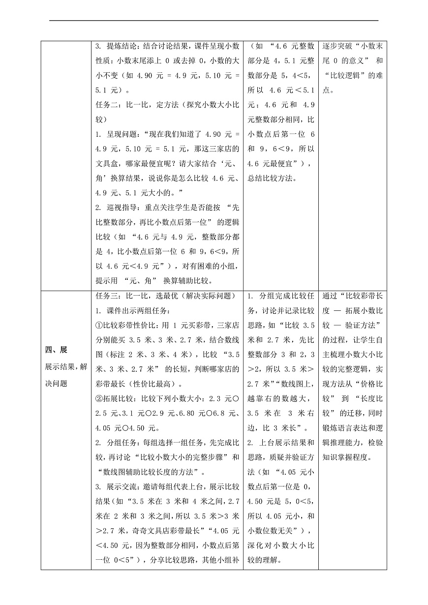 北师大版三上7.3《货比三家》（教案）第3页