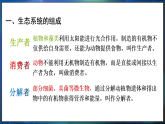 冀少版（2024）生物八年级下册 7.1.3 生态系统的组成和类型（课件）