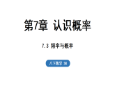 2026年春苏科版八年级数学下册 7.3 频率与概率（课件）