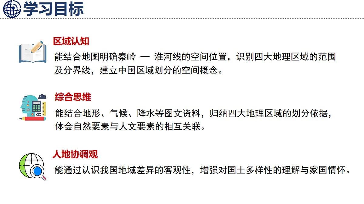 5.1 四大地理区域的划分 第2页