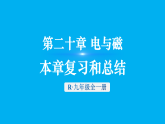 初中物理新人教版九年级全册第二十章本章复习和总结教学课件（2026春）