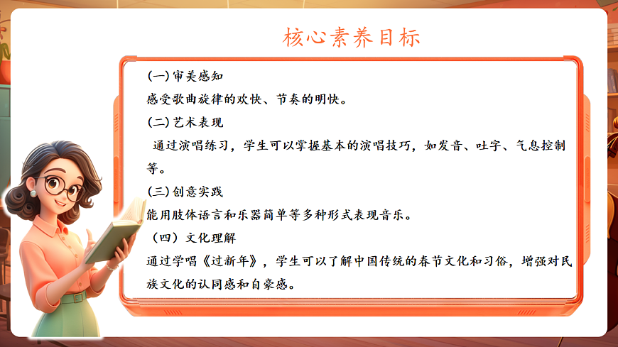 【新教材】人音版音乐二年级上册-《过新年》-课件第3页