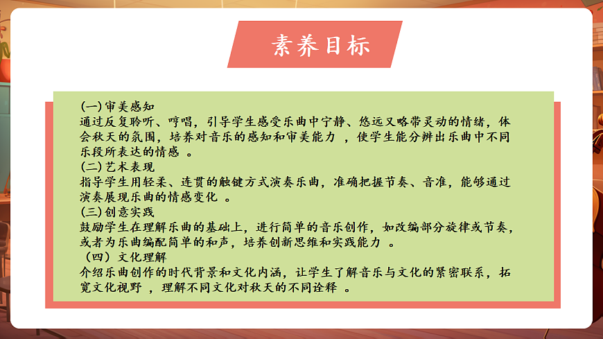 【新教材】人音版音乐三年级上册-《雪花飞舞+秋日素描》-课件第3页