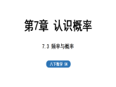 7.3 频率与概率 课件苏科版数学八年级下册