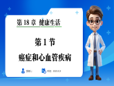 新苏教版（2024）生物八年级下册 18.1 癌症和心血管疾病 （课件）