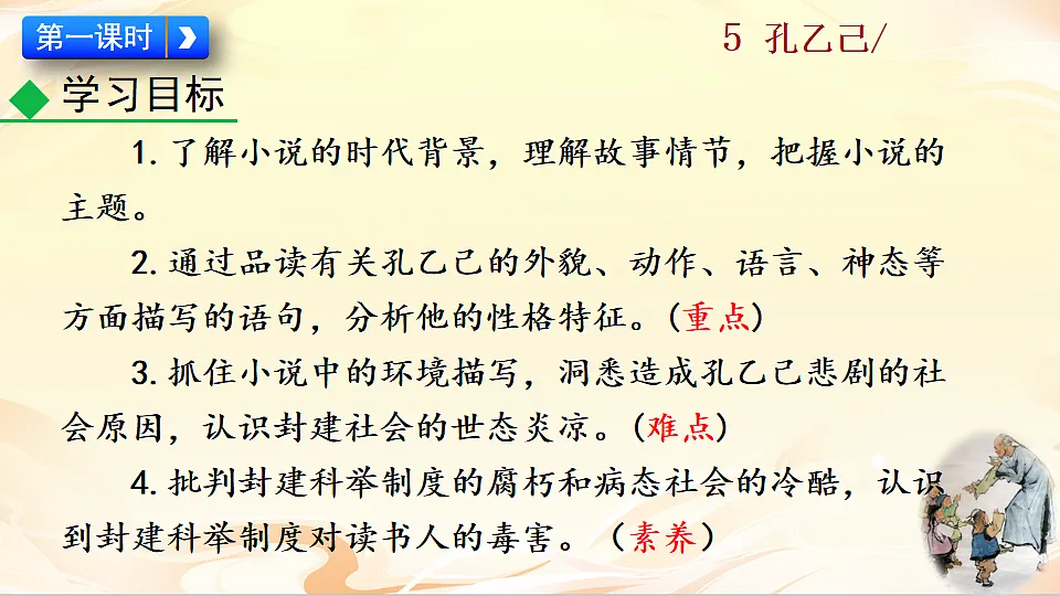 5 孔乙己第3页