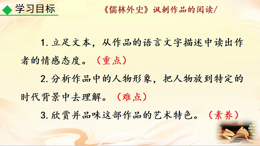 名著导读 《儒林外史》讽刺作品的阅读第2页