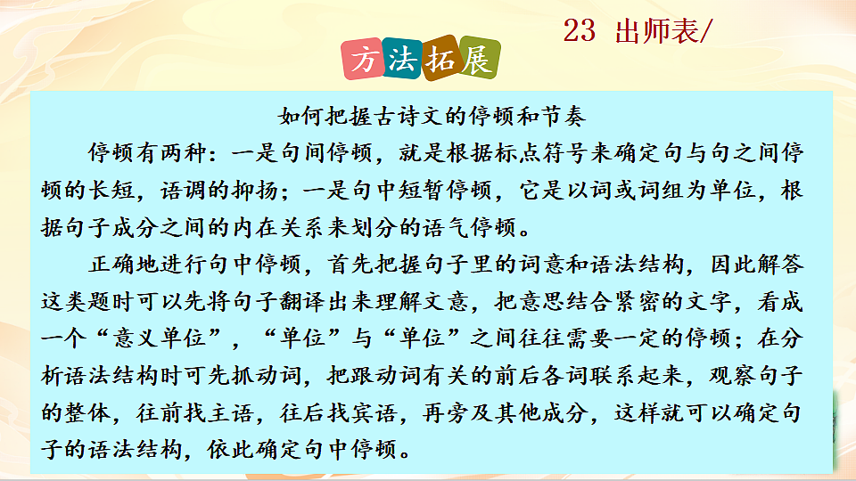 23 出师表第6页