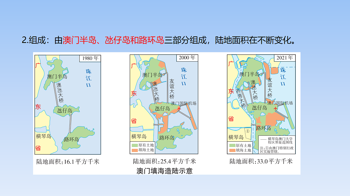 2026年春湘教版地理八年级下册第七章 第二节   澳门特别行政区的旅游文化特色课件第5页
