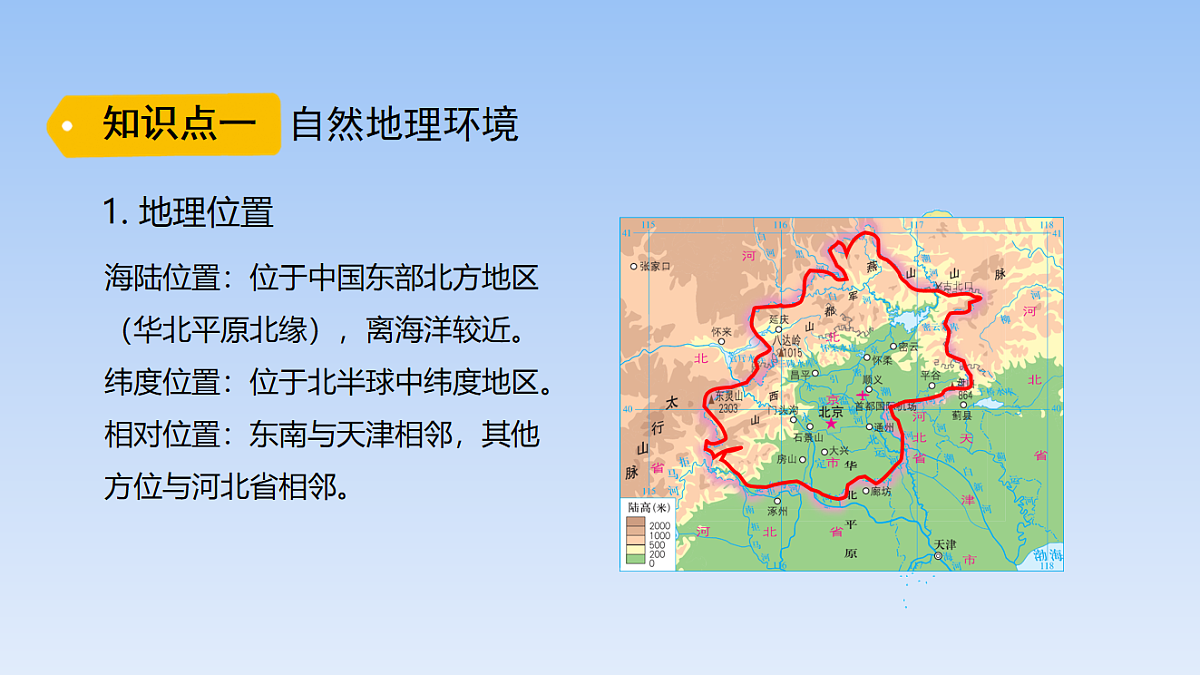 2026年春湘教版地理八年级下册第八章 第一节   北京市的城市特征与建设成就课件第4页
