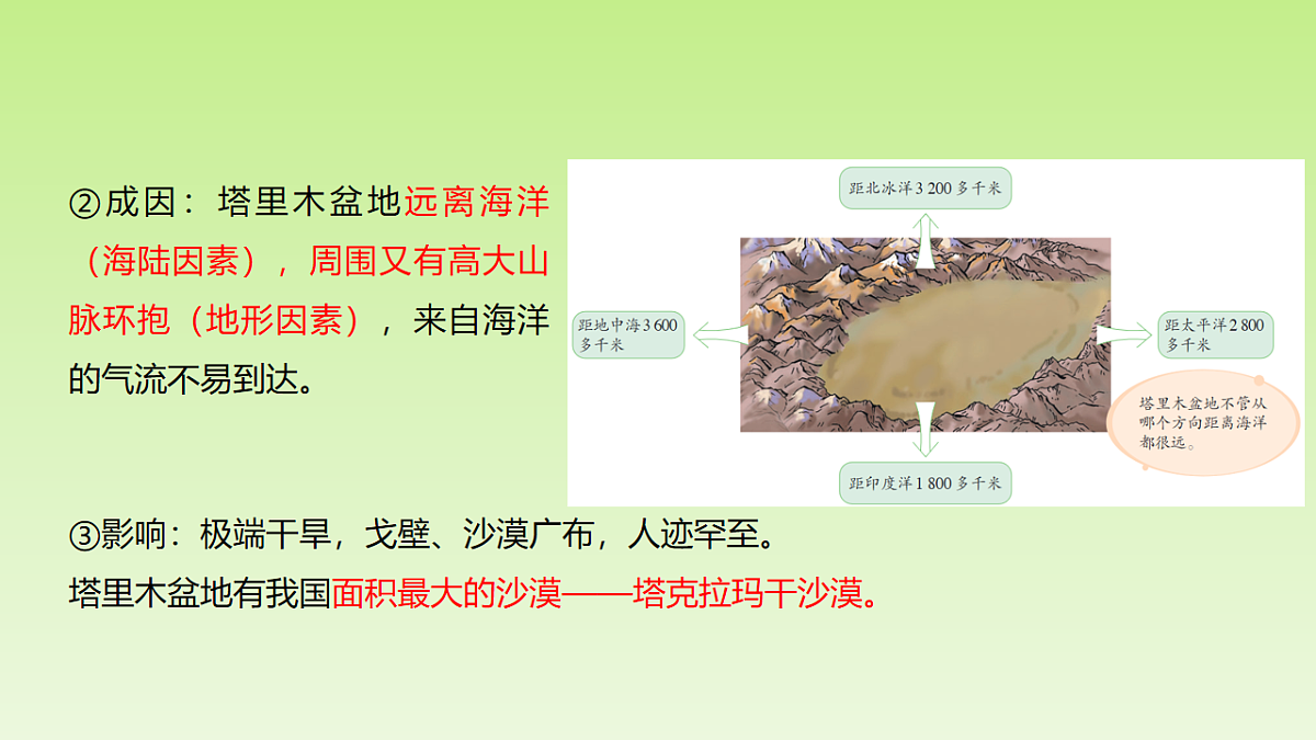 2026春人教版地理八年级下册第九章西北地区第二节干旱的宝地——塔里木盆地课件第7页
