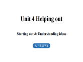 Unit 4 Helping out（课件）2025-2026学年外研版英语八年级下册