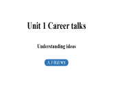 Unit 1 Career talks（课件）2025-2026学年外研版英语八年级下册