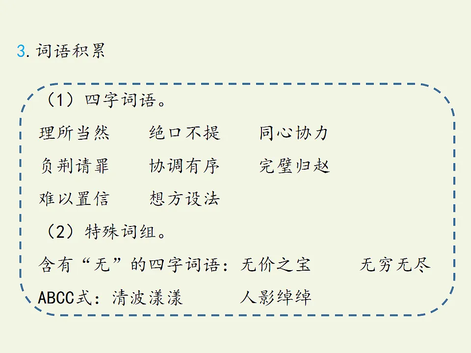 部编版五年级语文上册第二单元复习课件PPT第6页