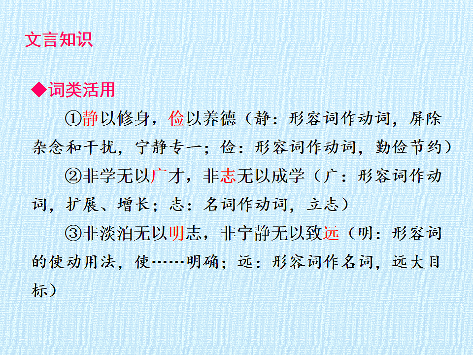 部编版七年级语文上册第四单元【复习课件】PPT第7页