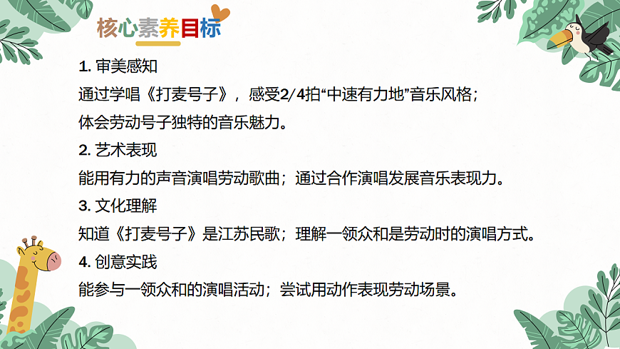 《打麦号子》课件第2页