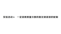 初中化学人教版（2024）九年级下册（2024）溶质的质量分数作业ppt课件