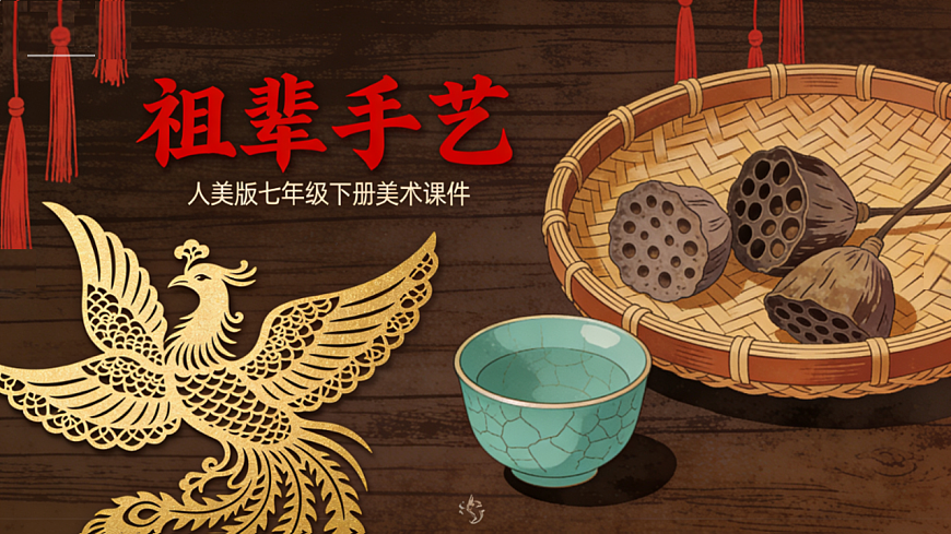 人美版（2024）七年级下册美术第四单元第2课《祖辈手艺》课件第1页