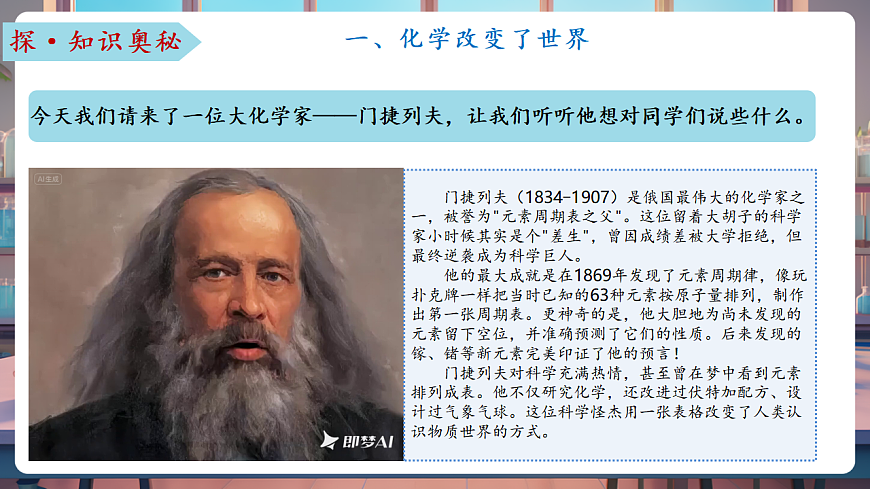第一节 化学真奇妙（教学课件）第8页