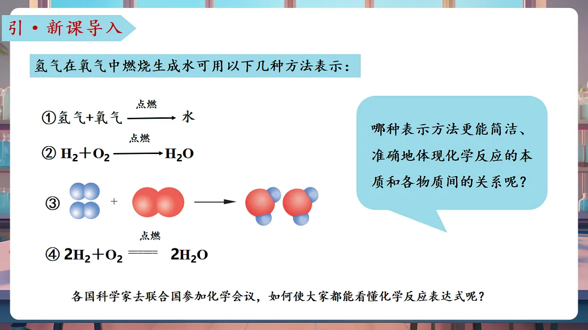 第二节 化学反应的表示（教学课件）第4页