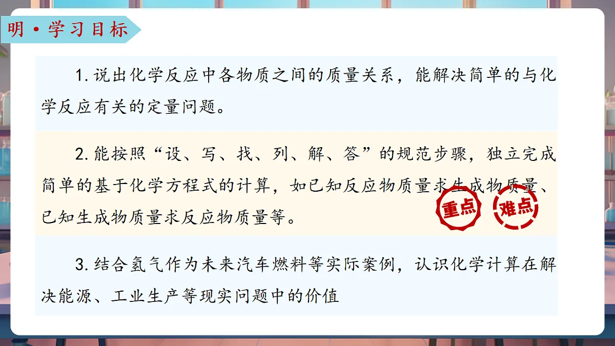 第三节 化学反应中的有关计算（教学课件）第3页