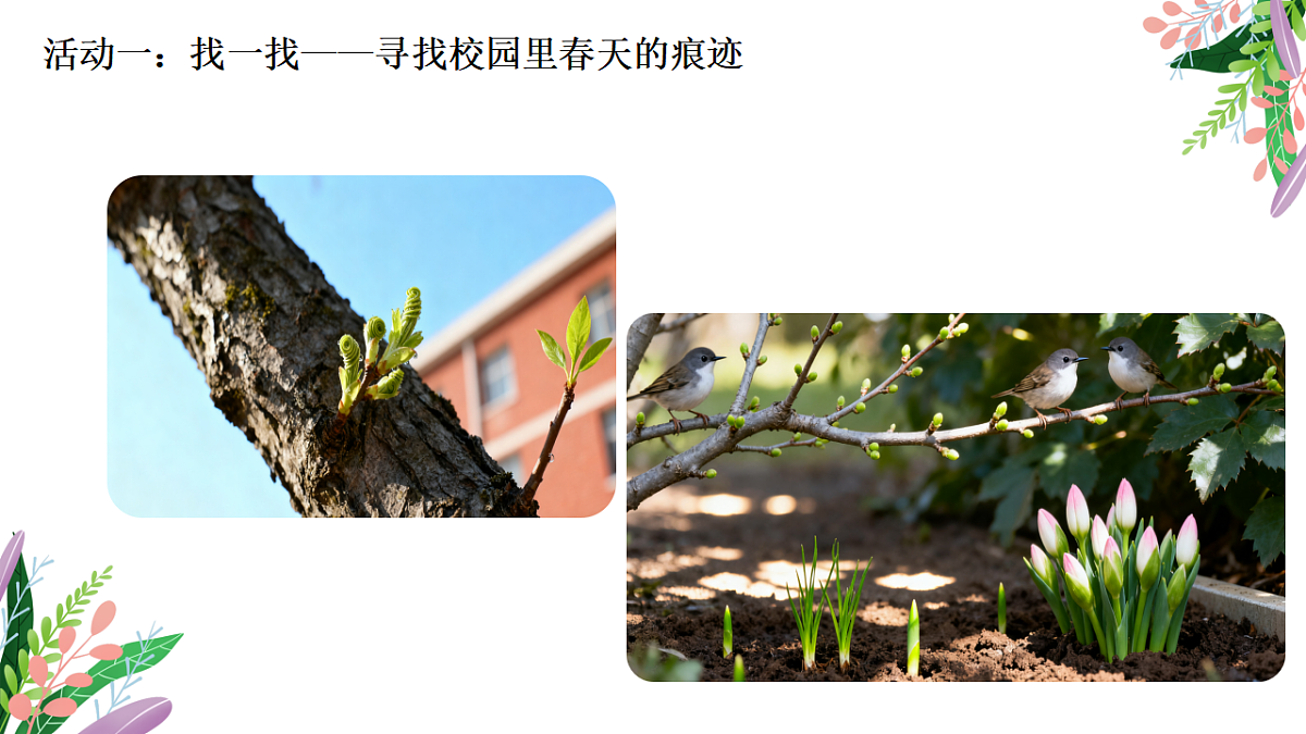 岭南版（2024）一年级下册美术第2课《校园的春天》课件第6页