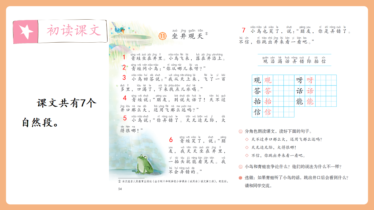 11 坐井观天（教学课件）第7页