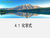 初中化学科粤版(2024)九年级上册 4.1 化学式 课件
