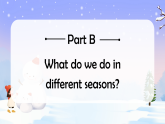 【核心素养】小学英语人教版四年级上册 Unit 6 课时 4 Part B Let's talk & Act and guess（课件包含音视频）