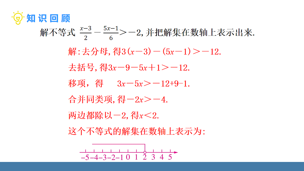 2.2 一元一次不等式 第2课时 一元一次不等式的应用第3页