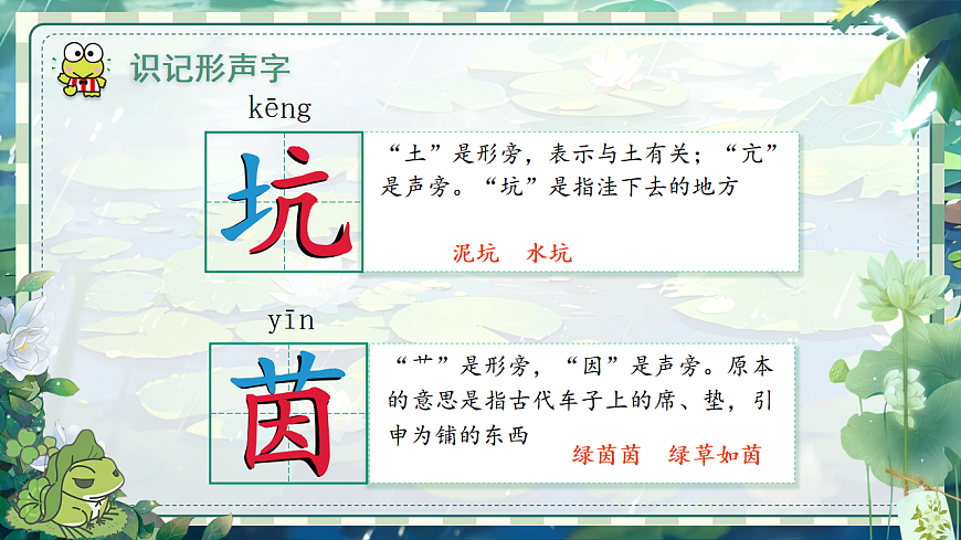 【教学课件】阅读20.《青蛙卖泥塘》(第一课时)第7页