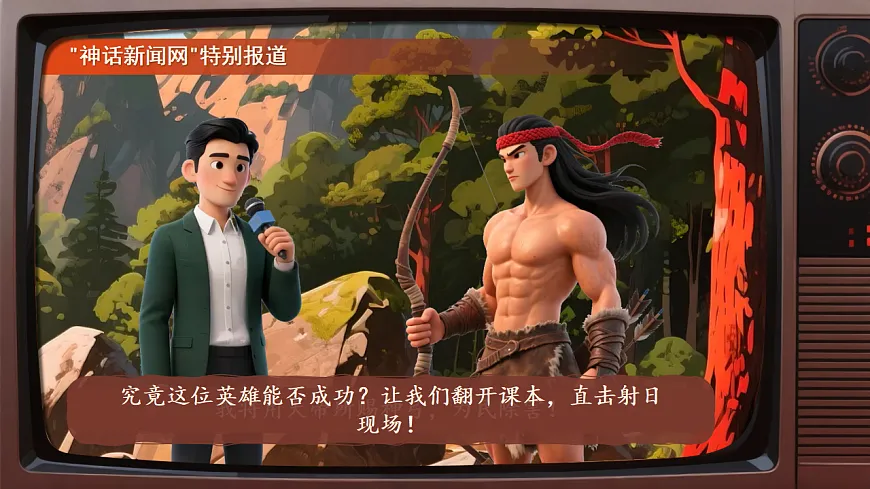 【教学课件】阅读22.《羿射九日》(第一课时)第3页