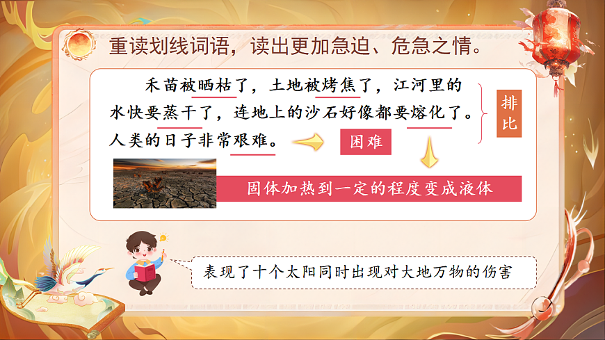 【教学课件】阅读22.《羿射九日》(第二课时)第7页