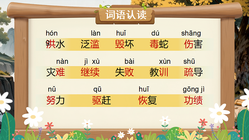 【教学课件】阅读24.《大禹治水》(第一课时)第5页