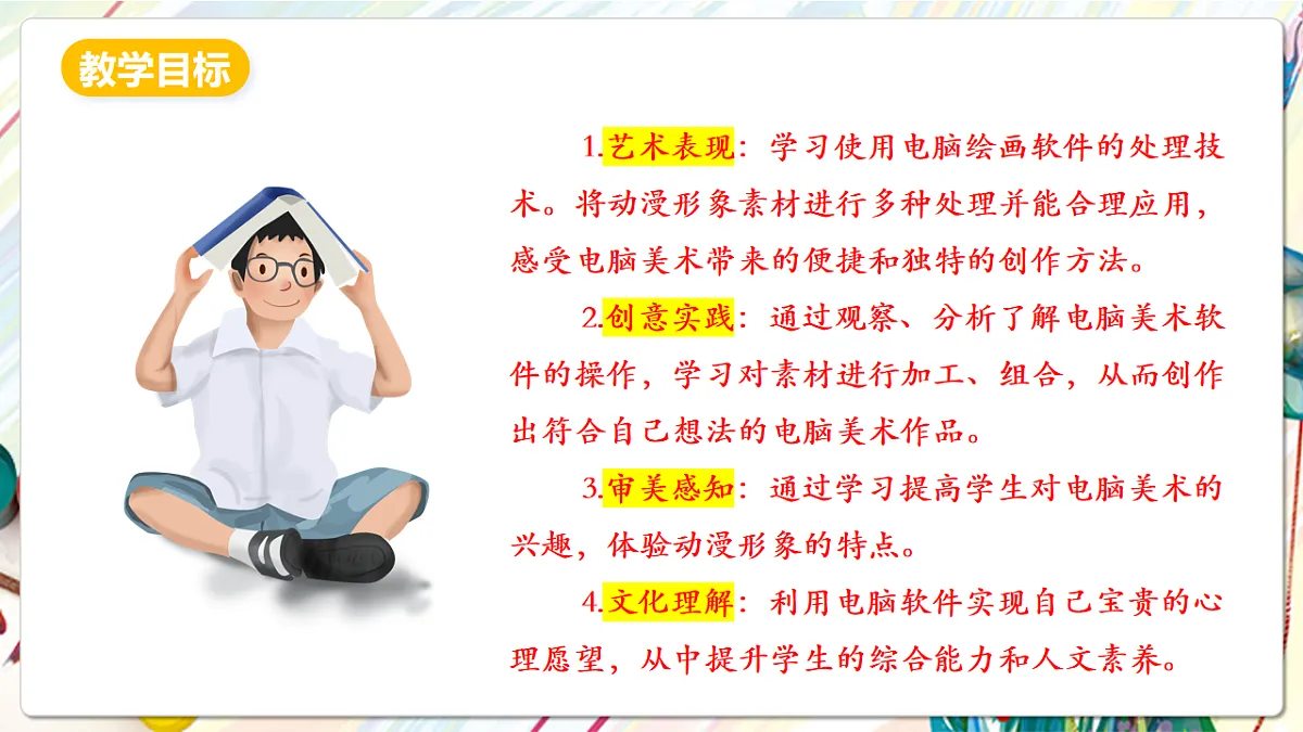 人美版美术五下第十二课 电脑美术——巧用动漫形象 课件第2页